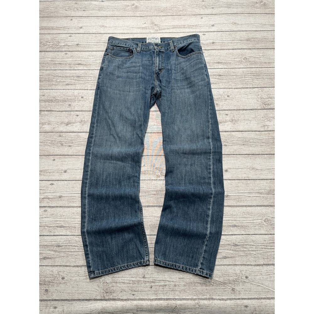 Y2K Levi's Jeans Men's 34x30 Blue Signature Denim Straight Leg Slim Fit Cotton